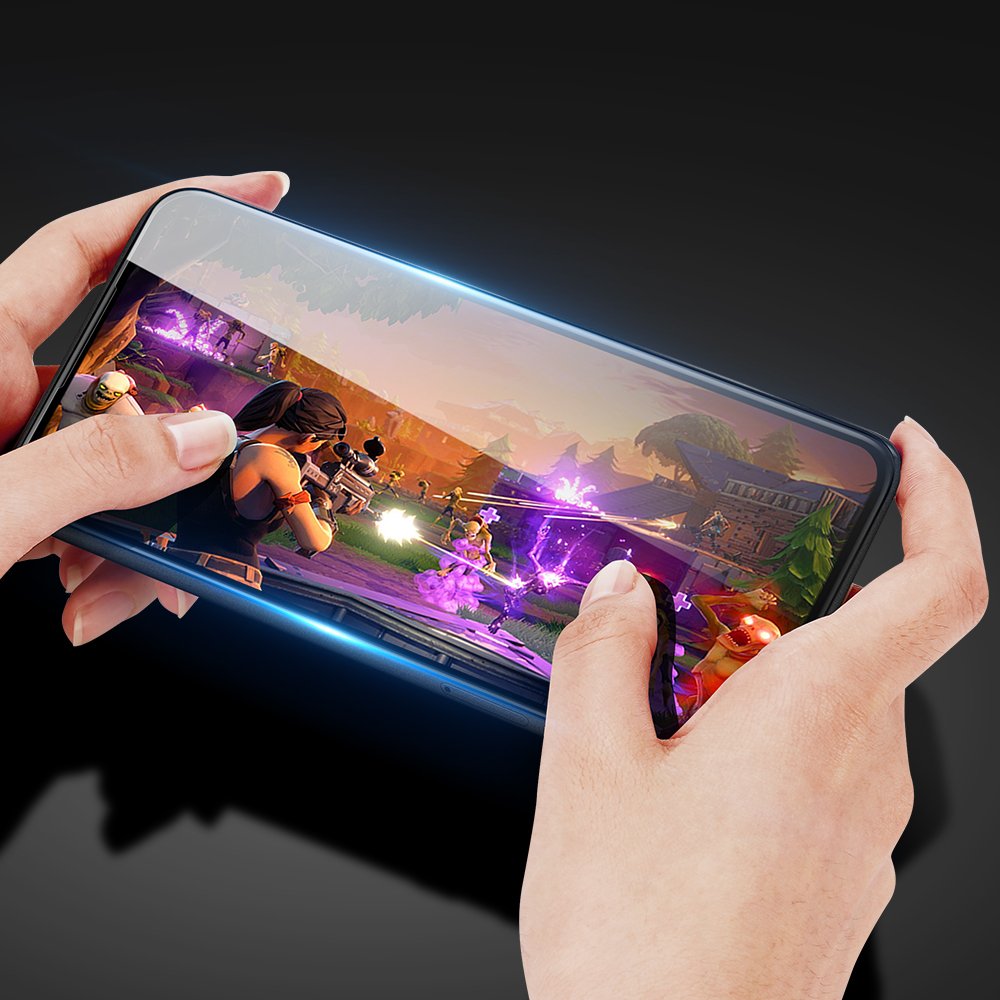 Dux Ducis 10D zaščitno steklo iz kaljenega stekla, polna pokritost z okvirjem za Google Pixel 5, črna