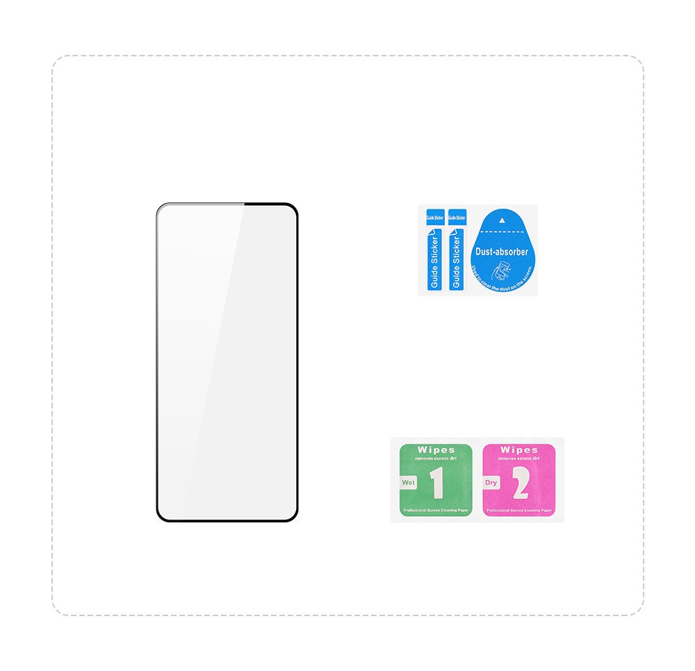 Dux Ducis 10D Kaljeno staklo 9H za cijeli zaslon s okvirom za Xiaomi Redmi Note 9 5G / Redmi Note 9 T 5G