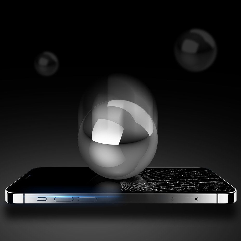 Dux Ducis 10D zaštitno staklo od kaljenog stakla Potpuna pokrivenost s okvirom za iPhone 12 Pro Max crna
