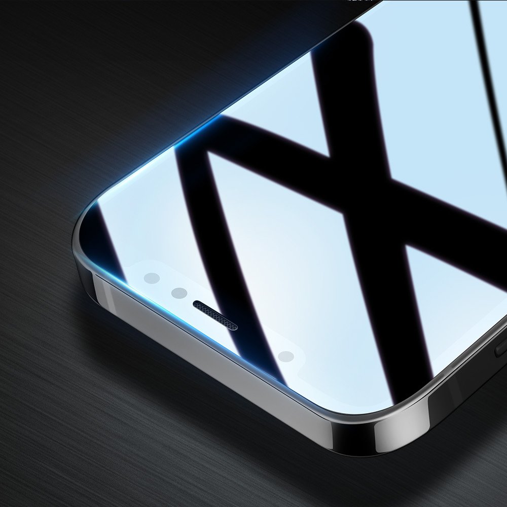 Dux Ducis 10D zaštitno staklo od kaljenog stakla Potpuna pokrivenost s okvirom za iPhone 12 Pro Max crna