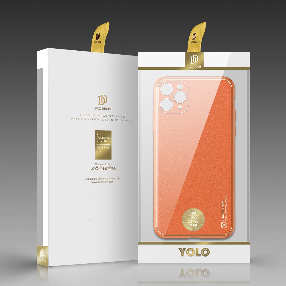 Dux Ducis Yolo elegantní kožené pouzdro pro iPhone 11 Pro Max