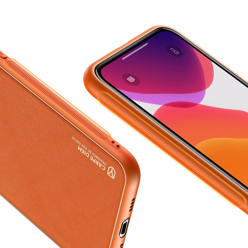 Dux Ducis Yolo elegantní kožené pouzdro pro iPhone 11 Pro Max