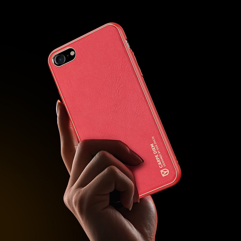 Dux Ducis Yolo elegantní pouzdro vyrobené z měkkého TPU a PU kůže pro iPhone SE 2020 / iPhone 8 / iPhone 7