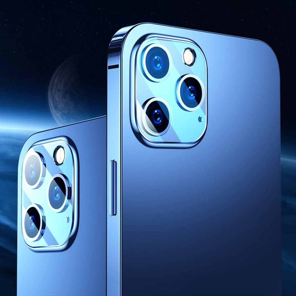 Joyroom Mirror Series puna zaštitna leća za kameru od kaljenog stakla za iPhone 12 Pro Max prozirno