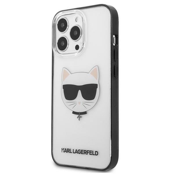 Karl Lagerfeld kryt pro iPhone 13 Pro Transparent Iconic Choupette