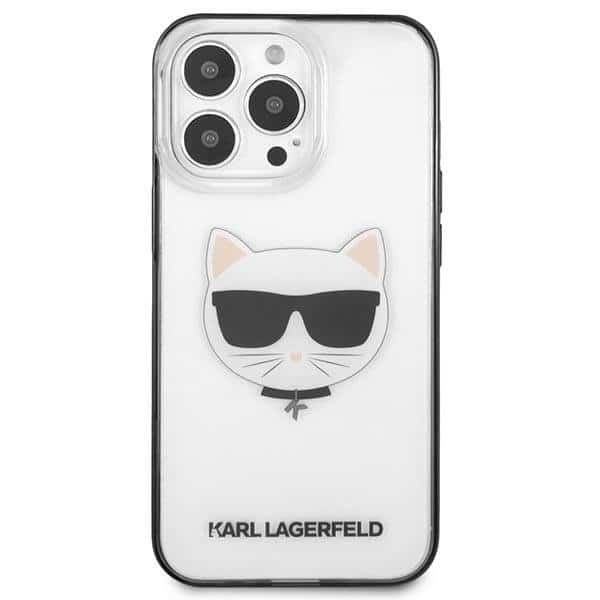 Karl Lagerfeld kryt pro iPhone 13 Pro Transparent Iconic Choupette