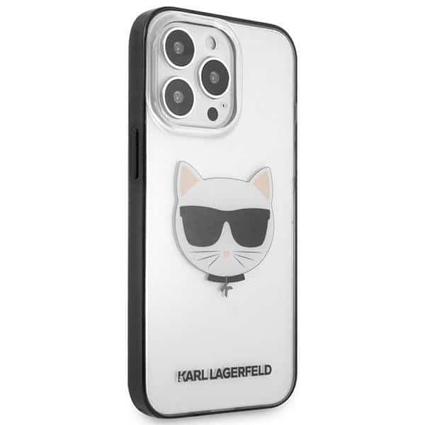 Karl Lagerfeld kryt pro iPhone 13 Pro Transparent Iconic Choupette