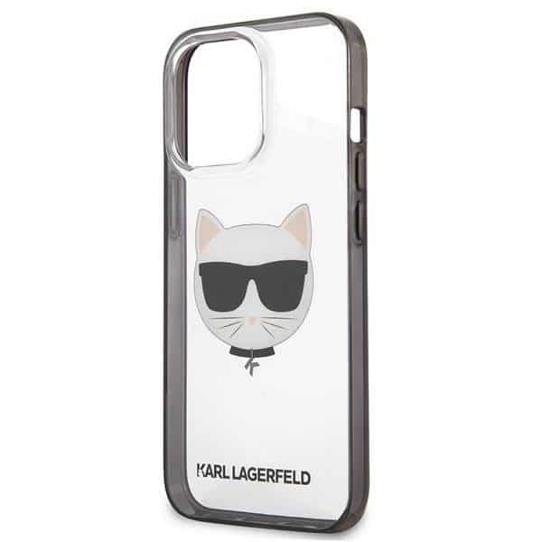 Karl Lagerfeld kryt pro iPhone 13 Pro Transparent Iconic Choupette