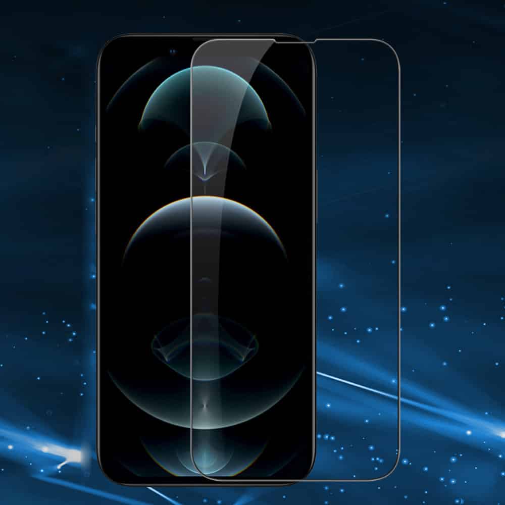 Nillkin CP+PRO ultratenké temperované sklo s rámem a plným pokrytím pro iPhone 13 Pro / iPhone 13