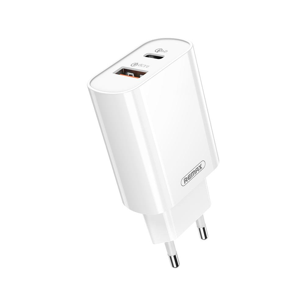 Remax zidni USB punjač USB / USB Type-C za brzo punjenje QC 3.0 18W