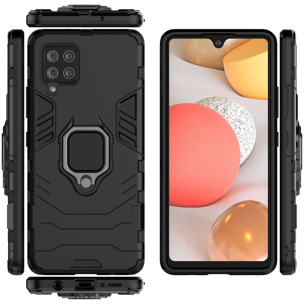 Ochranný kryt Ring Armor Case pro Samsung Galaxy A42 5G černý