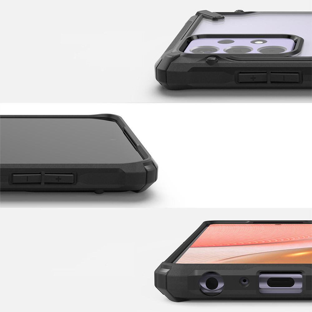 Ringke Fusion X Design odolné pouzdro s TPU nárazníkem pro Samsung Galaxy A72 4G/5G Camo