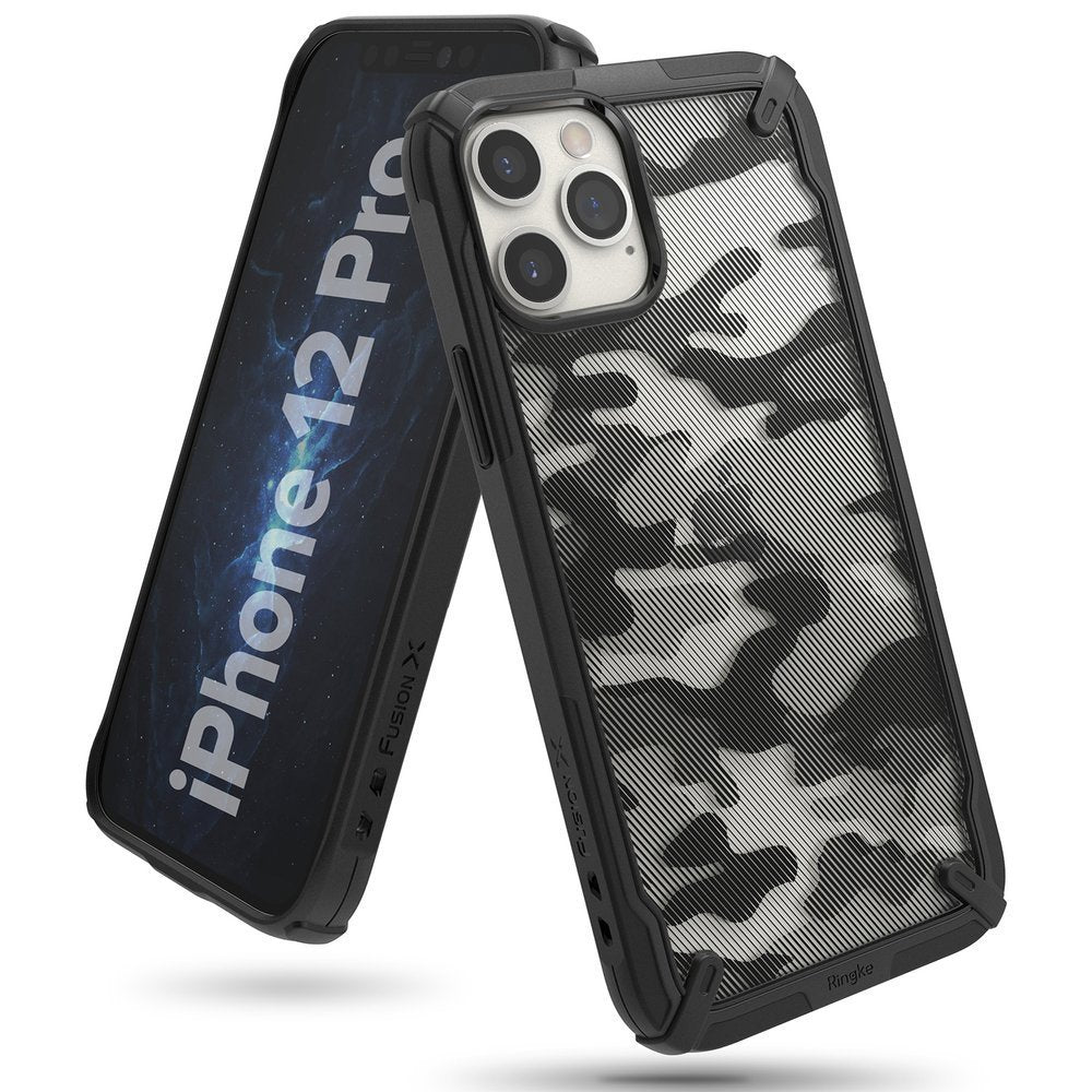 Ringke Fusion X Design pouzdro pro iPhone 12 Pro / iPhone 12 Camo