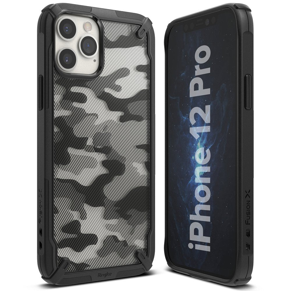 Ringke Fusion X Design pouzdro pro iPhone 12 Pro / iPhone 12 Camo