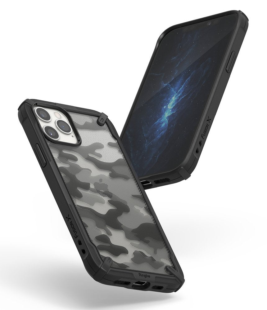 Ringke Fusion X Design pouzdro pro iPhone 12 Pro / iPhone 12 Camo