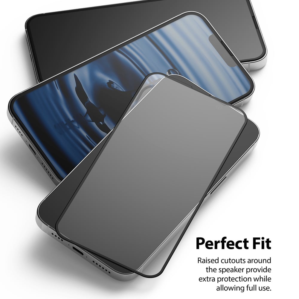 Ringke Invisible Defender ID Full Glass Kaljeno staklo zaštita zaslona Puna pokrivenost s okvirom za iPhone 13 Pro Max