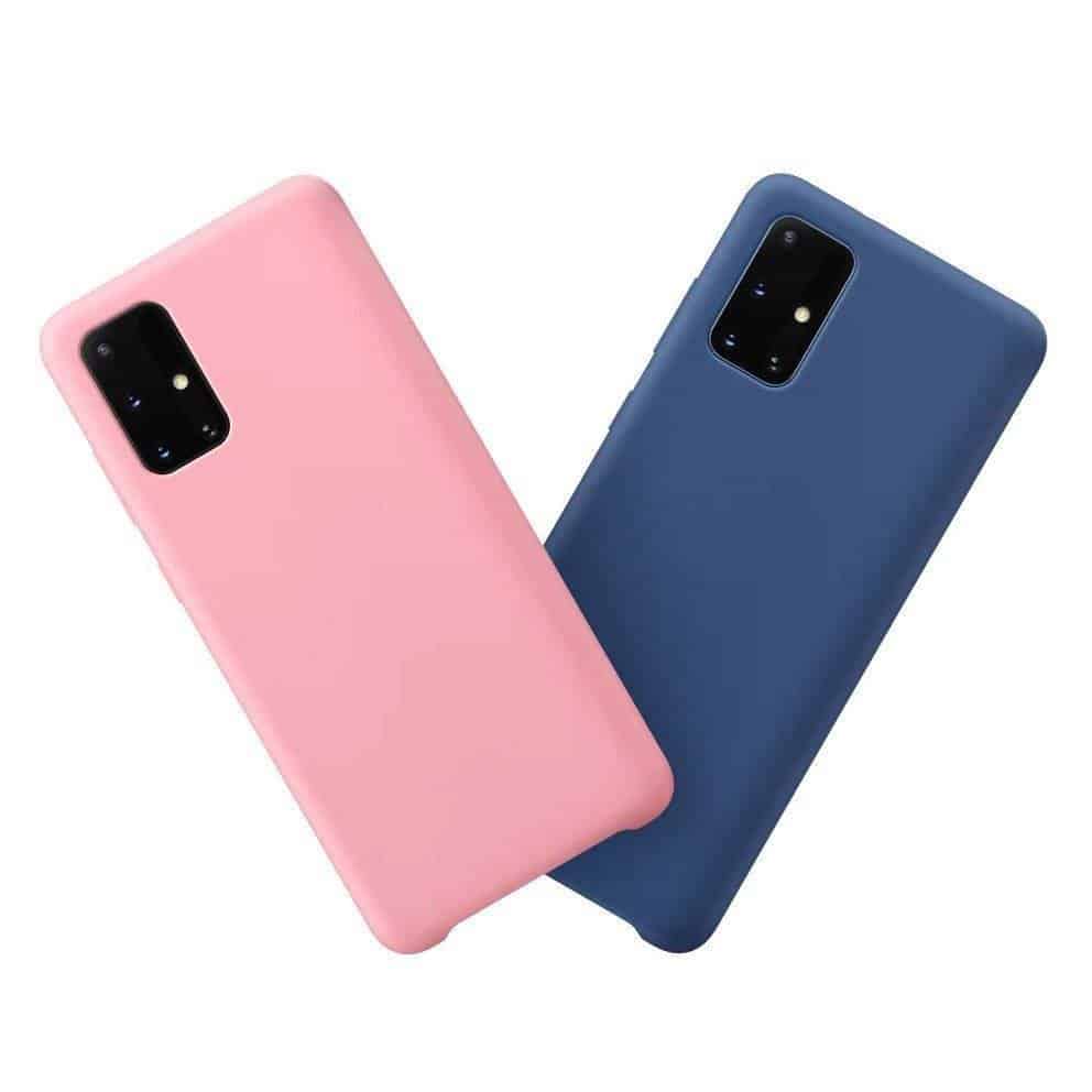 Silikonska futrola Meka fleksibilna gumena maska za Samsung Galaxy A12 / Galaxy M12 tamno plava