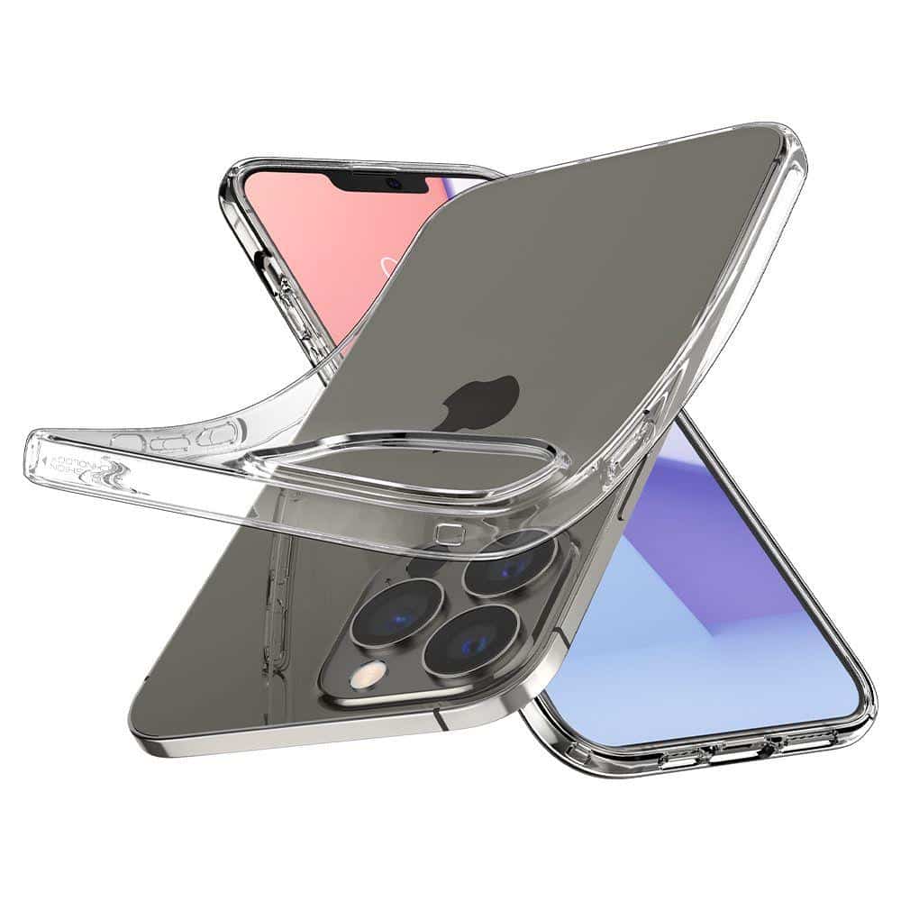 Spigen Liquid Crystal Case průhledný gelový kryt pro iPhone 13 Pro Max