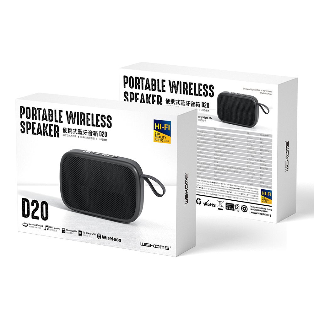 Přenosný bezdrátový Bluetooth reproduktor WK Design BT 5.0