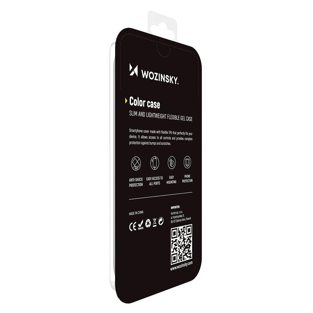 Wozinsky Color Case silikonska fleksibilna izdržljiva futrola za iPhone 12 Pro žuta