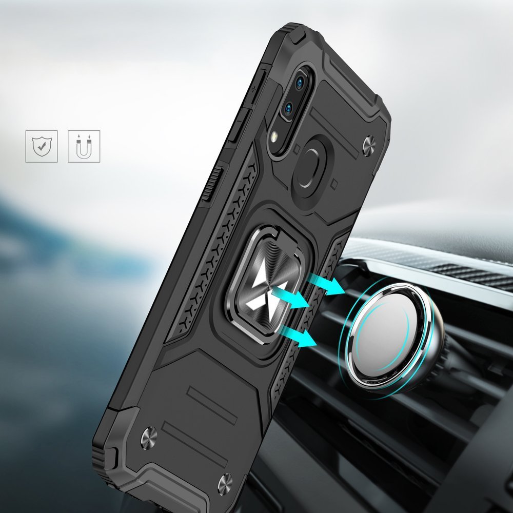 Pouzdro Wozinsky Ring Armor se stojánkem a držákem pro Samsung Galaxy A20E