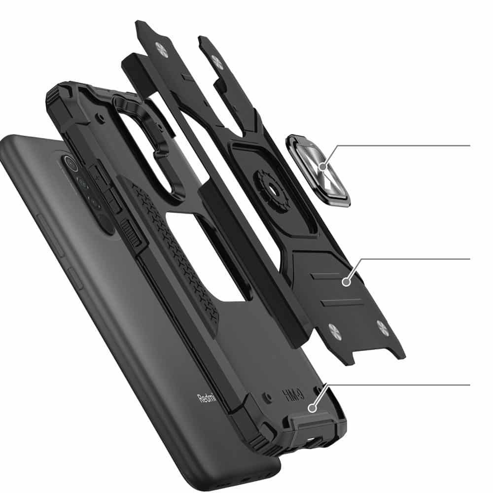 Wozinsky Ring Armor Case – ochranné pouzdro pro Xiaomi Redmi Note 9