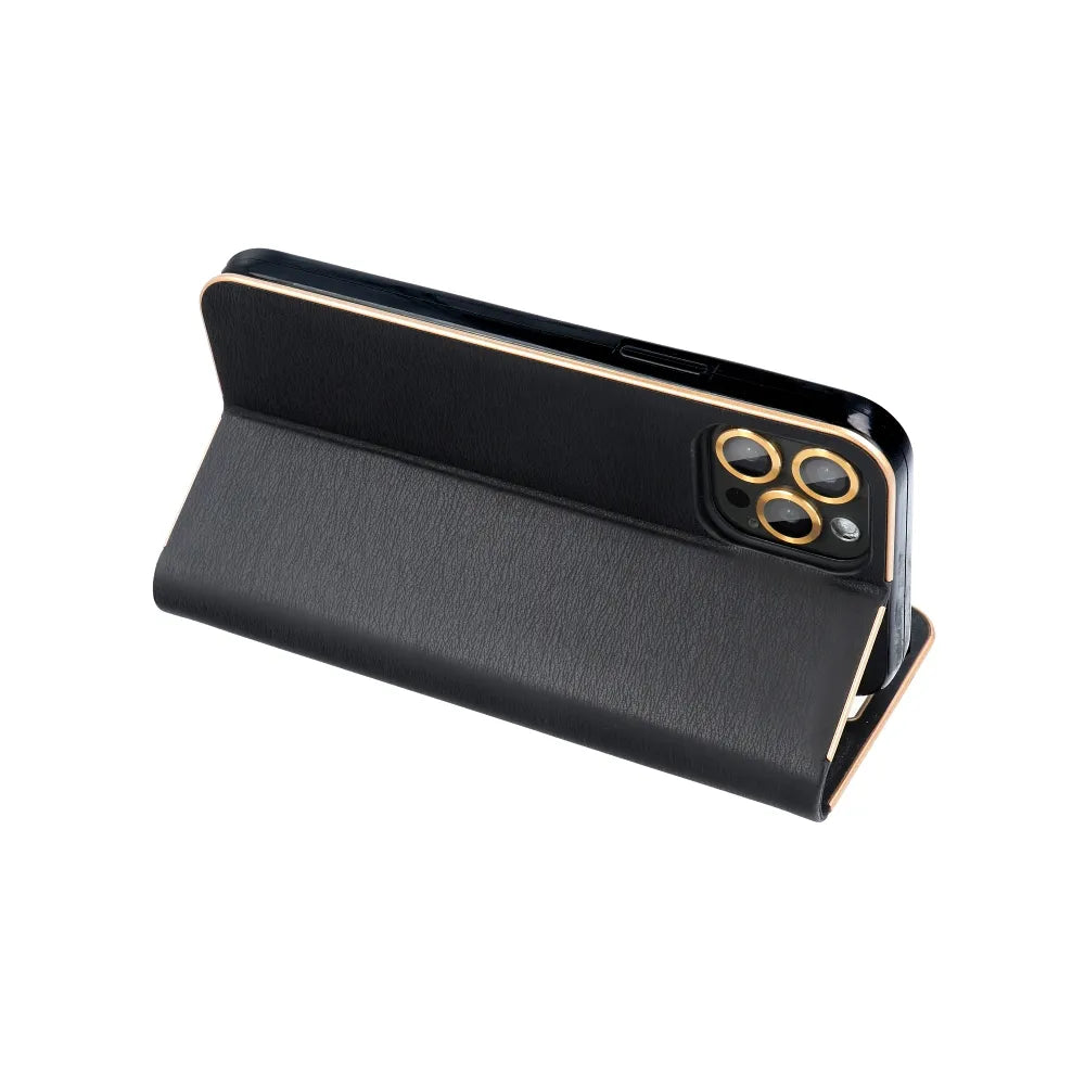 LUNA Book Gold pouzdro pro XIAOMI Redmi NOTE 12S černé