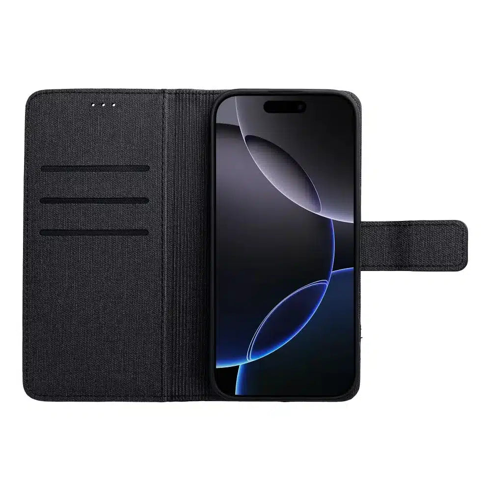 GOMMA Book flipové pouzdro pro Xiaomi Redmi NOTE 14 5G černé