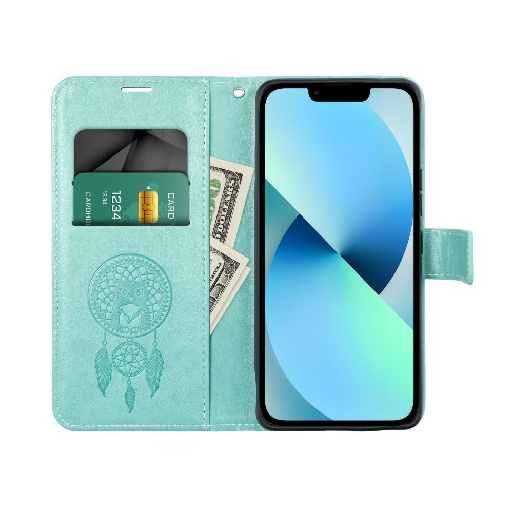 MEZZO Book case preklopna torbica za SAMSUNG GALAXY A17 dream catcher zelena