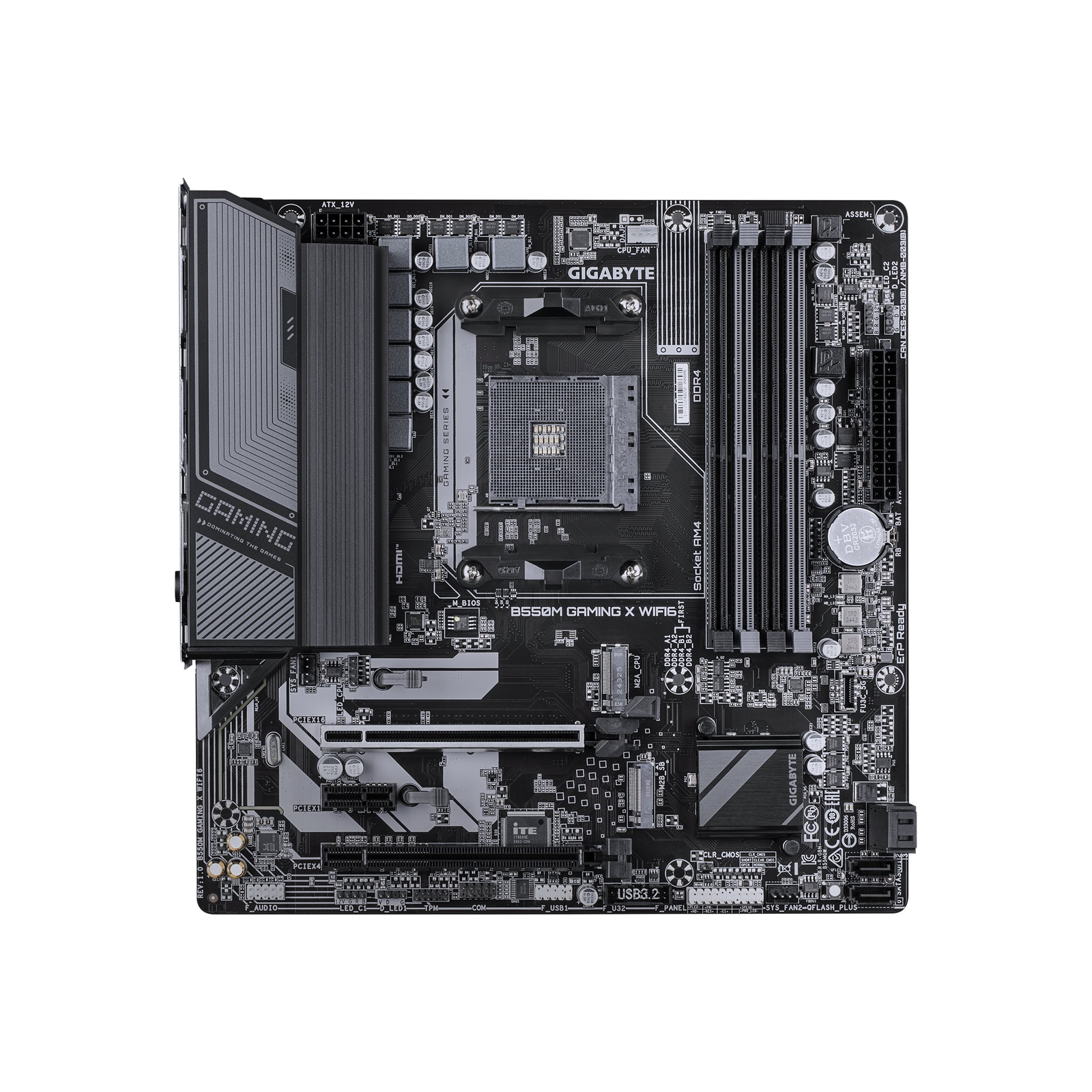 GIGABYTE B550M GAMING X WIFI6 matična ploča AMD B550 Priključnice AM4 Mikro ATX