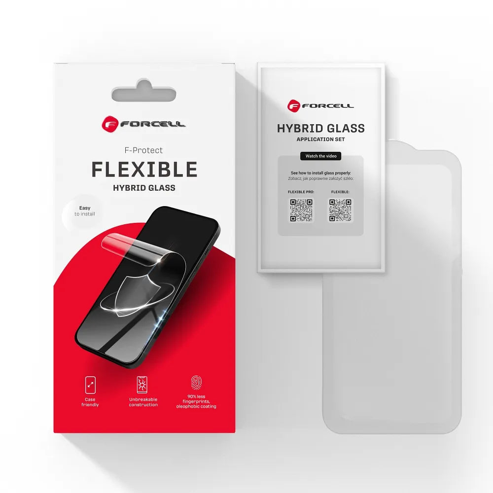 Forcell Flexible Nano Glass - hibridno staklo za Samsung Galaxy S25 Ultra - radi čitač otiska prsta