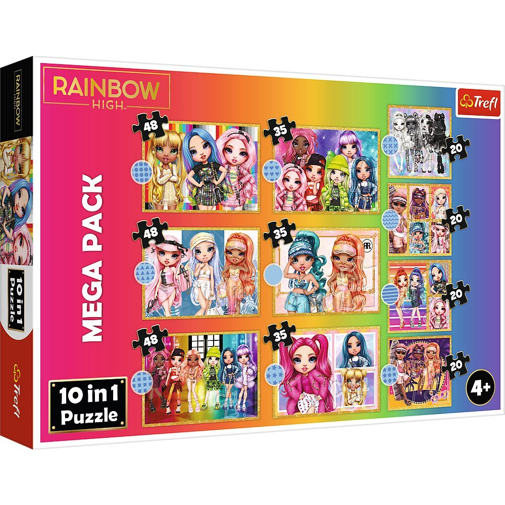 Trefl Rainbow High Slagalica 48 kom Crtići