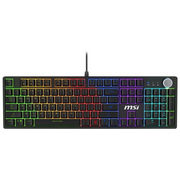 MSI FORGE GK320 RED tipkovnica Igranje USB QWERTY US Međunarodna Crno