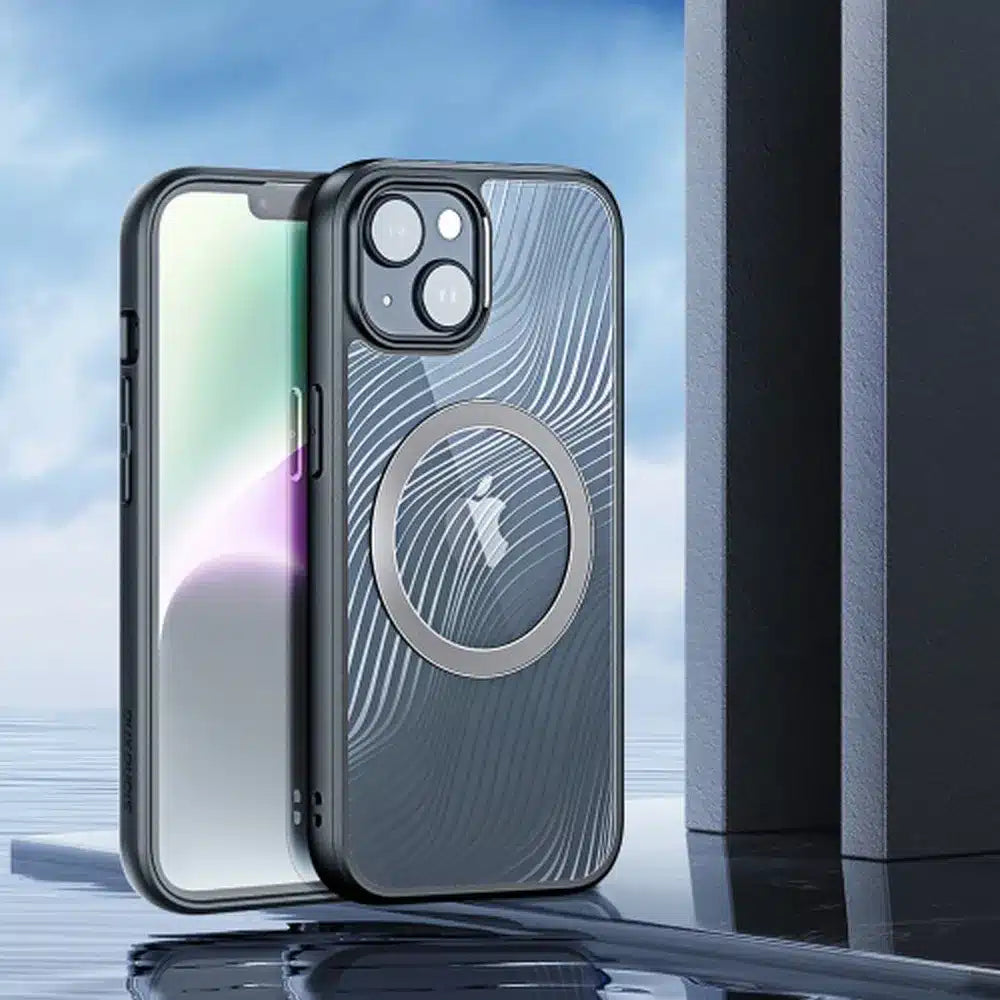 DUX DUCIS Aimo Mag – armored maska kompatibilna sa MagSafe za Apple iPhone 15 Plus crna