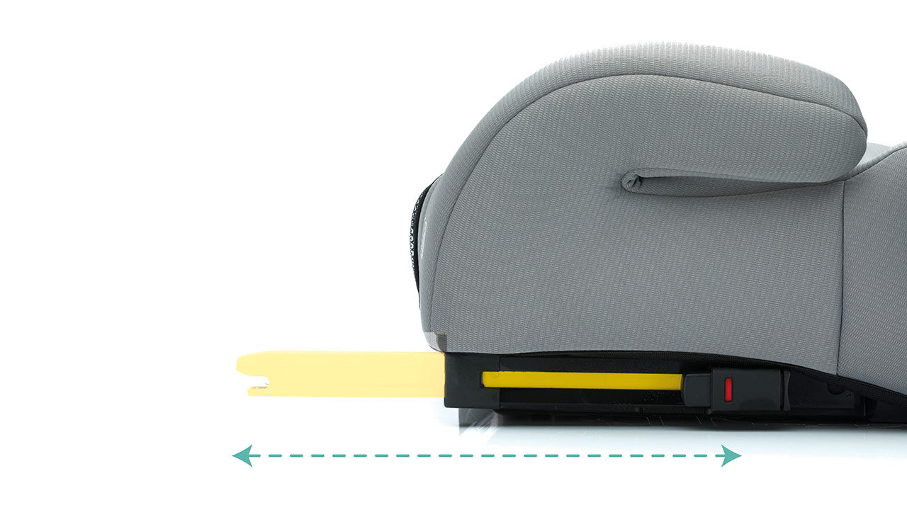 Fillikid Booster/sjedalo za auto Flip deluxe (125-150 cm) s podesivim Isofix priključkom i držačem za čašu, crna