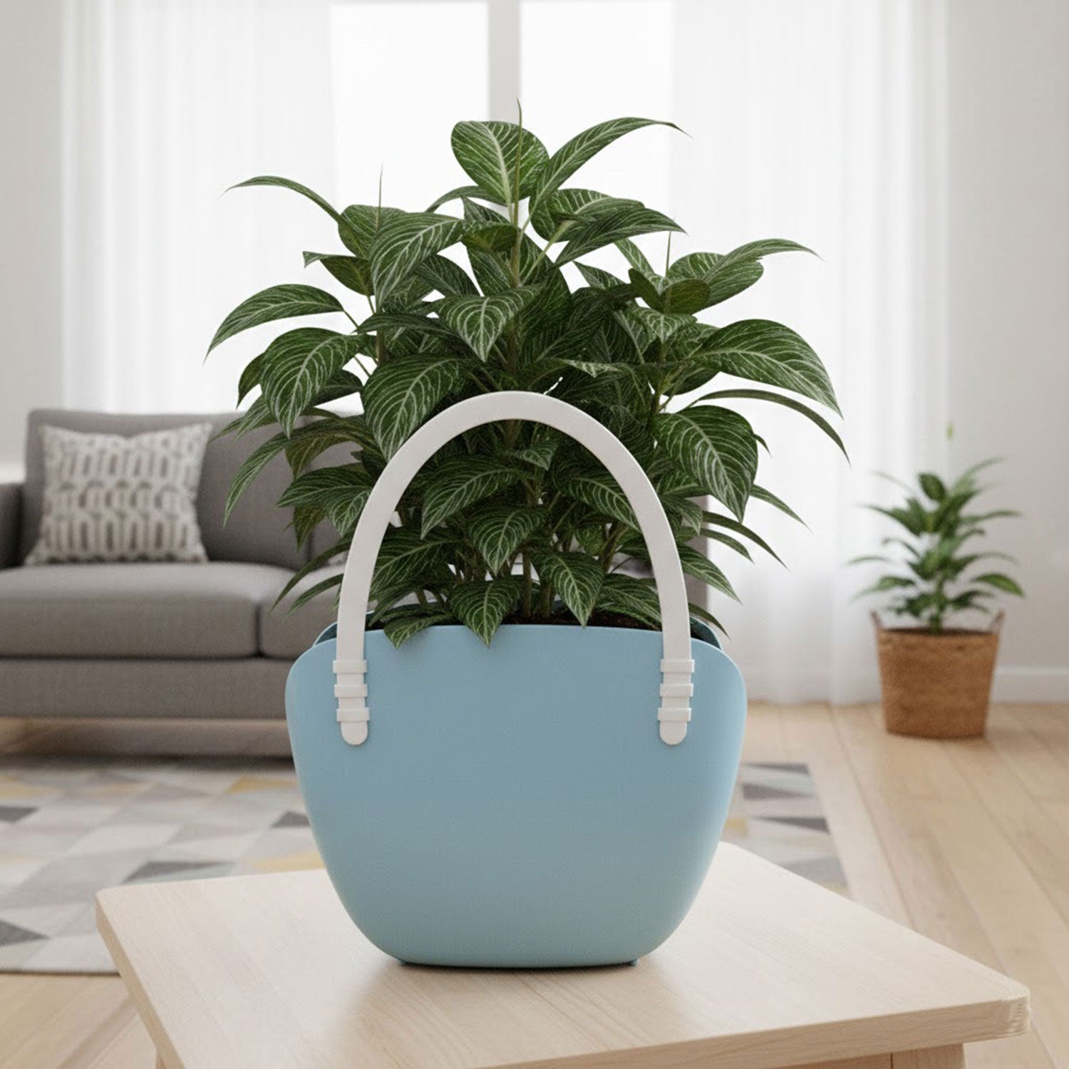 Flower bag tegla - boja plava