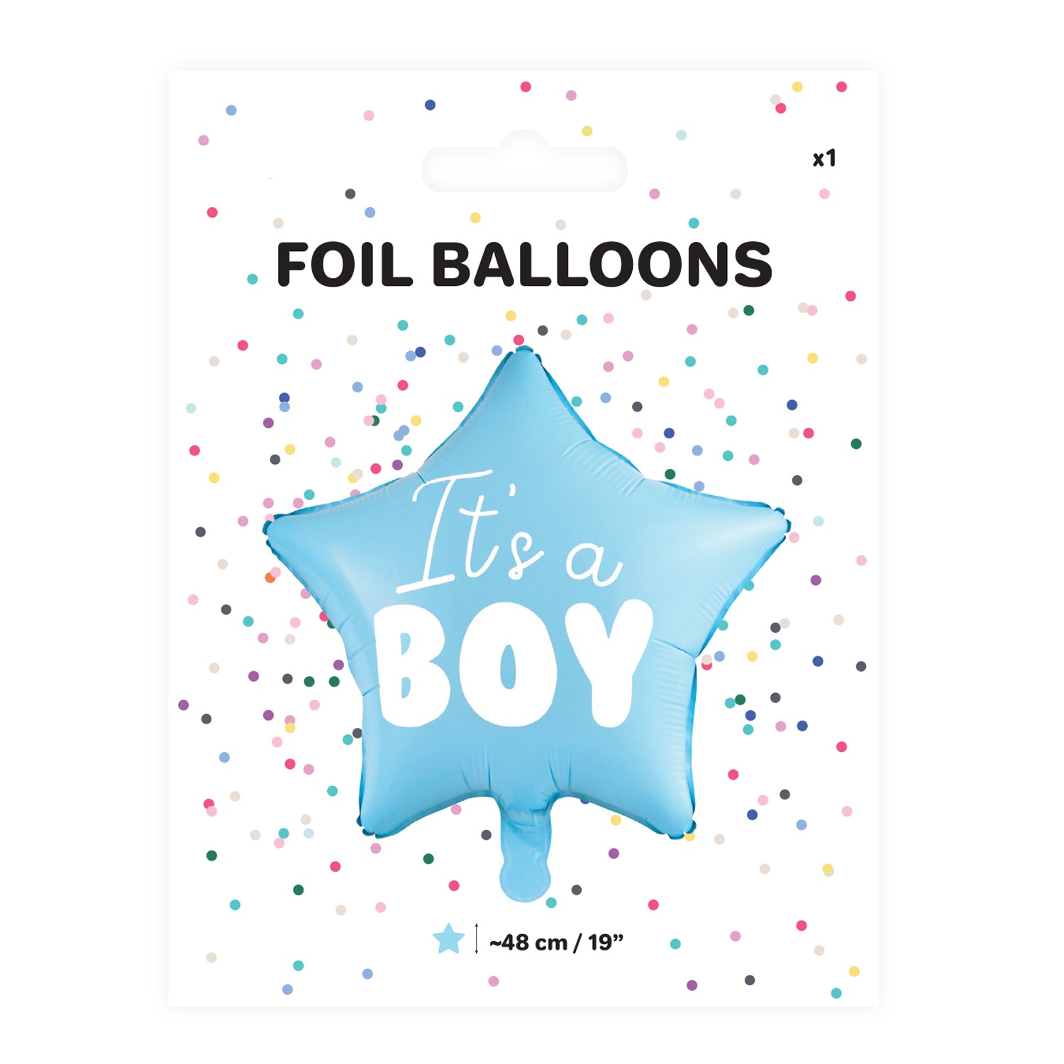 Folija Balon Dečko, Balon folija IT`S A BOY 48cm