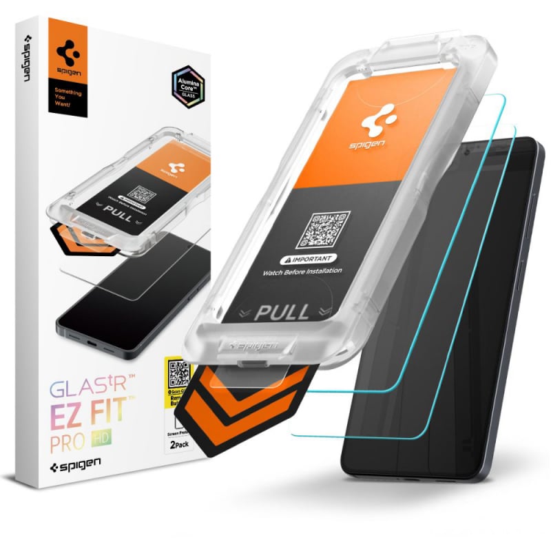 Spigen GlastR EZ FIT Pro HD kaljeno staklo za Samsung Galaxy S26 (2 kom.) AGL11095