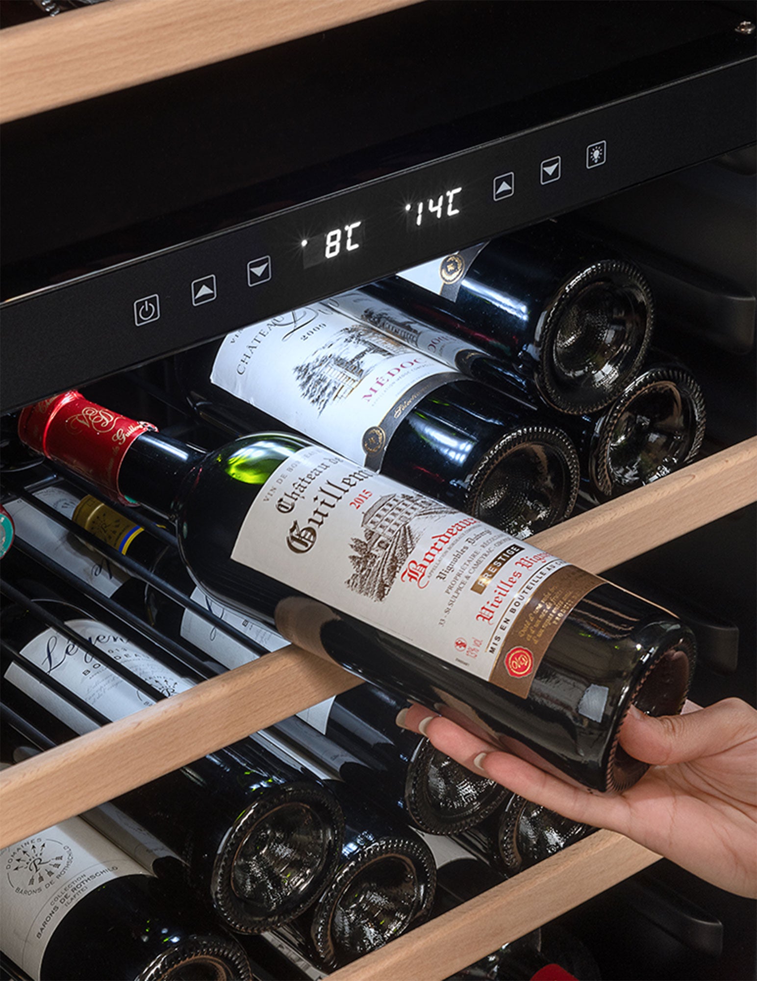 Hladilnik za vino LaSommeliere LS102DZBLACK