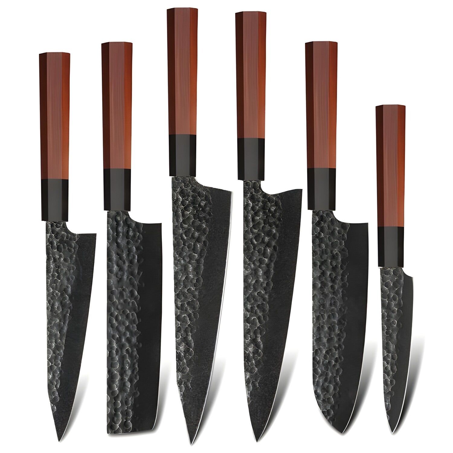Set kuhinjskih noževa HO-37346 - Smeđa KP37346