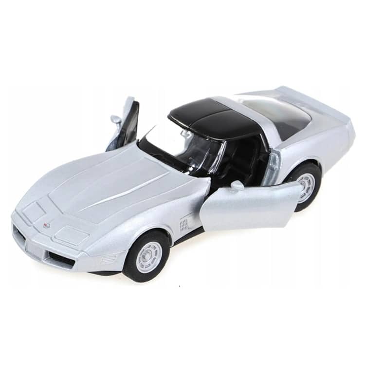 1982 Chevrolet Corvette Coupe silver 1:34