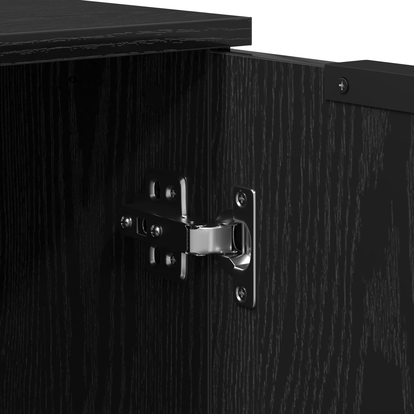 Kreveta 3 pcs Crni hrast 180 x 30 x 70 cm Konstruirano drvo