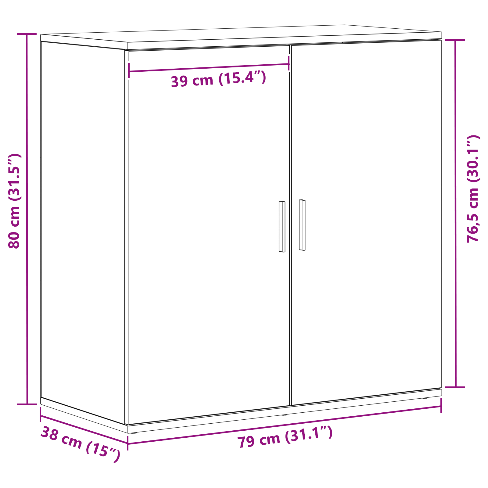 Kreveta Umjetnički hrast 79 x 38 x 80 cm Konstruirano drvo