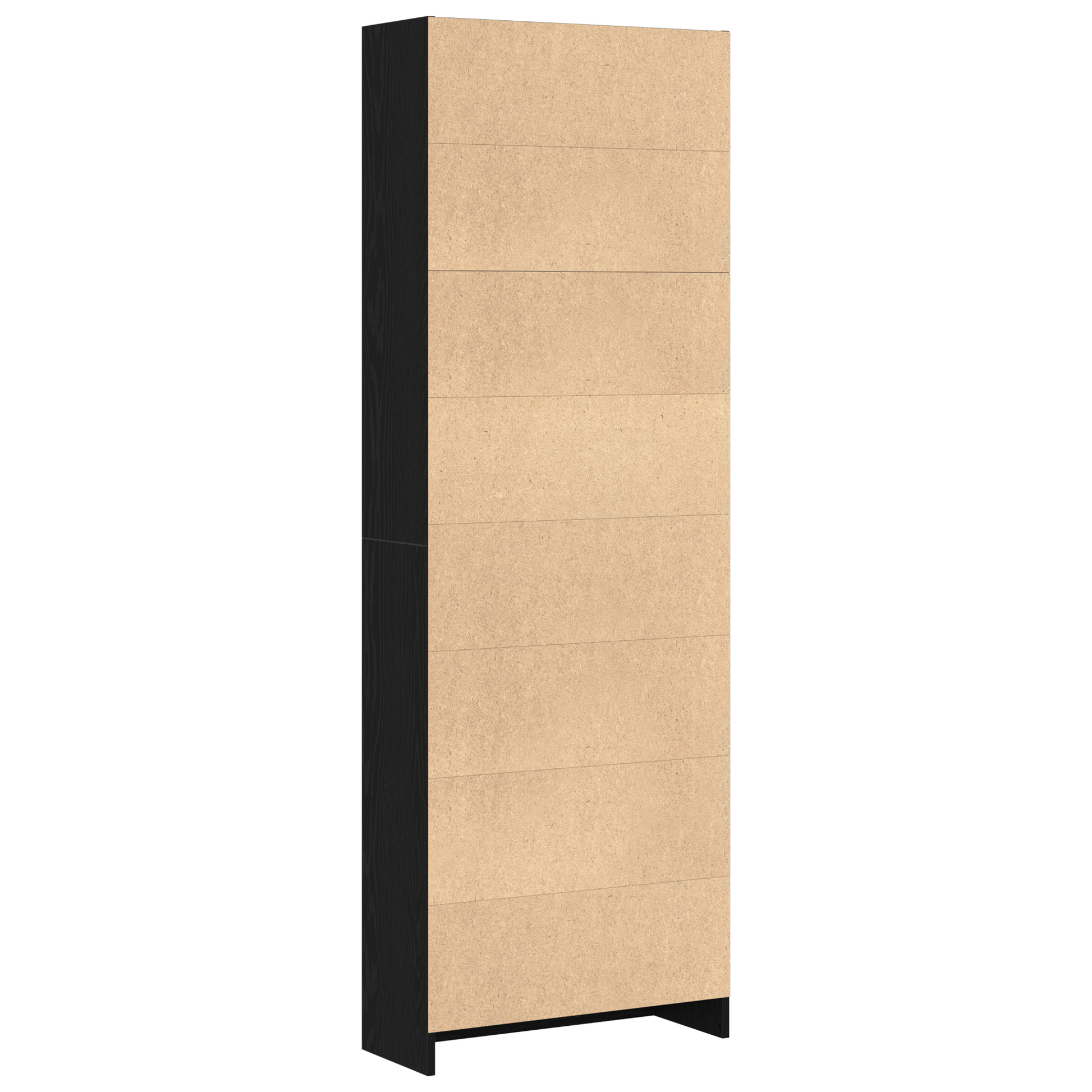 Polica Crni hrast 60 x 24 x 176 cm Konstruirano drvo
