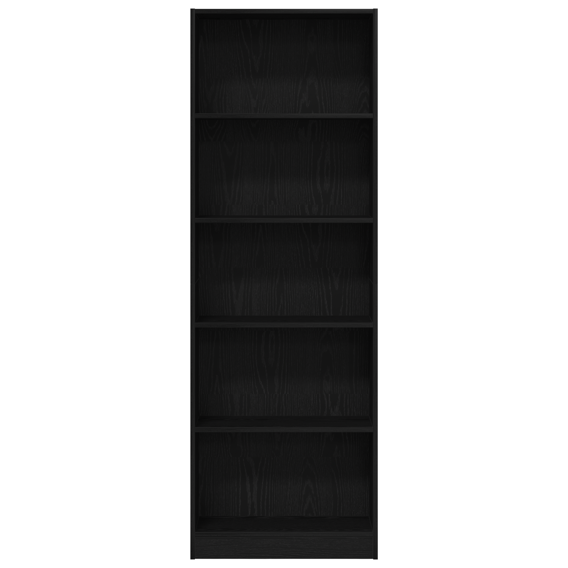 Polica Crni hrast 60 x 24 x 176 cm Konstruirano drvo