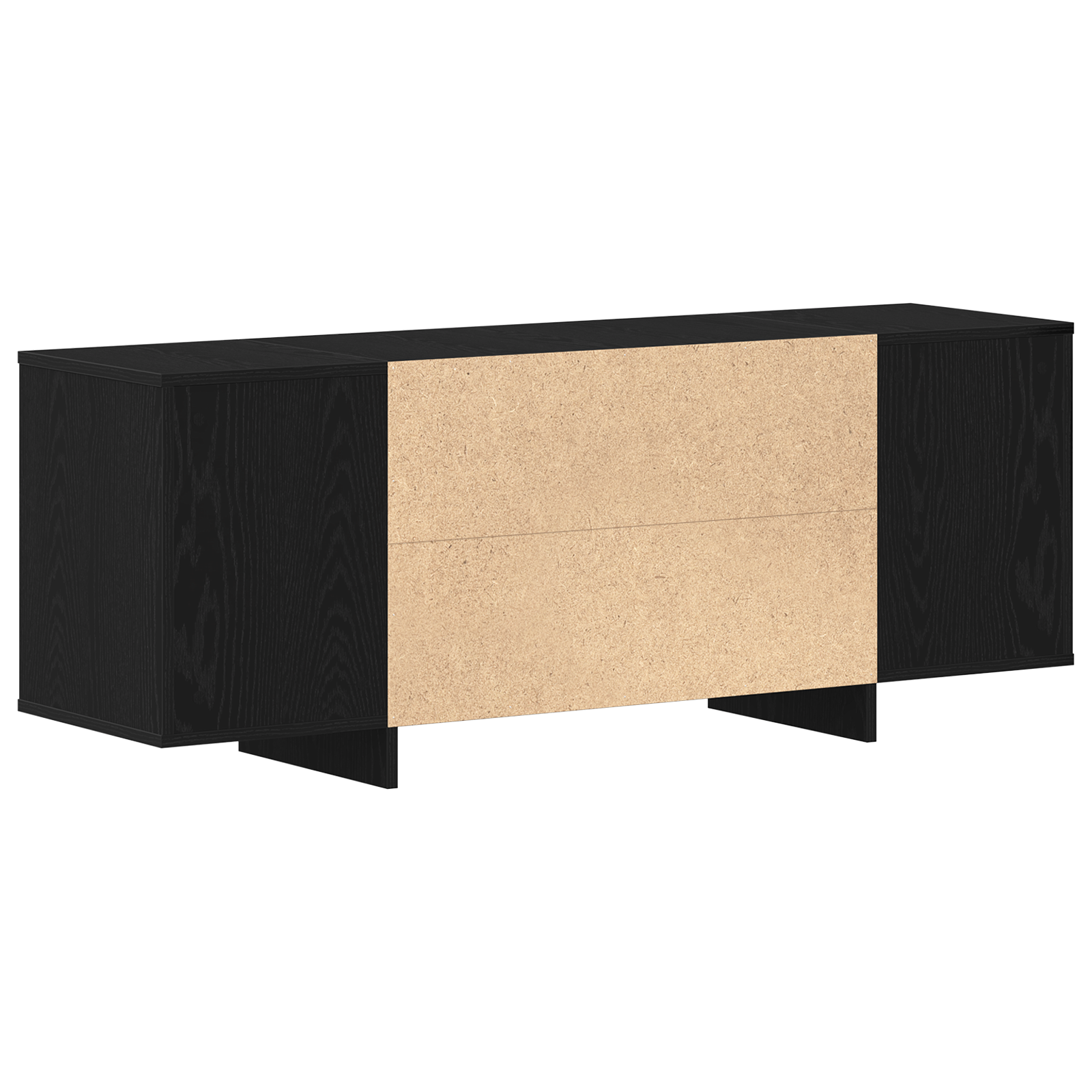 TV ormar 130 x 35 x 50 cm Crni hrast Konstruirano drvo