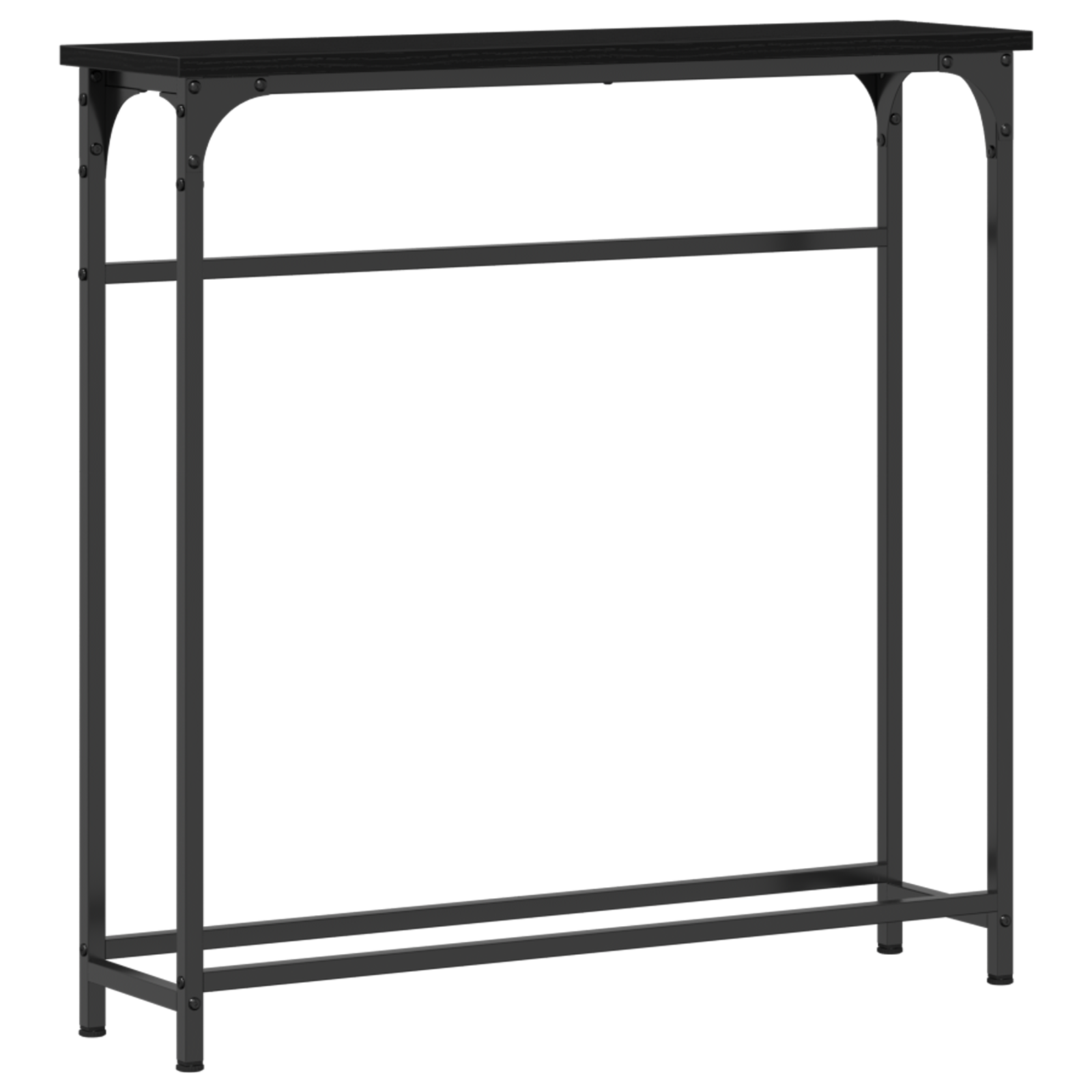 Konzolna stolica Crni hrast 75 x 19,5 x 75 cm Konstruirano drvo