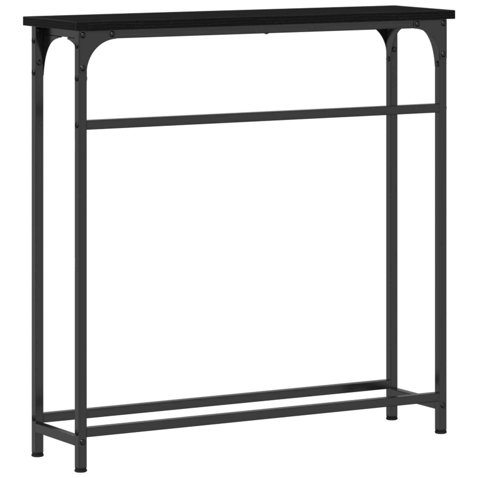 Konzolna stolica Crni hrast 75 x 19,5 x 75 cm Konstruirano drvo