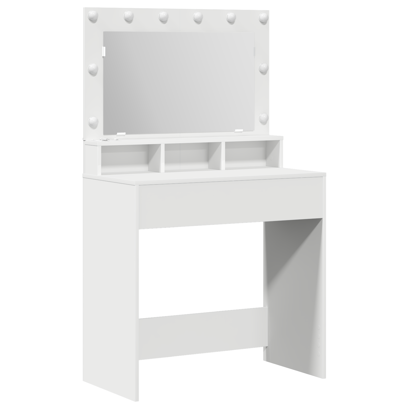 Toaletni stol Bijelo 78,5 x 41 x 135 cm Konstruirano drvo
