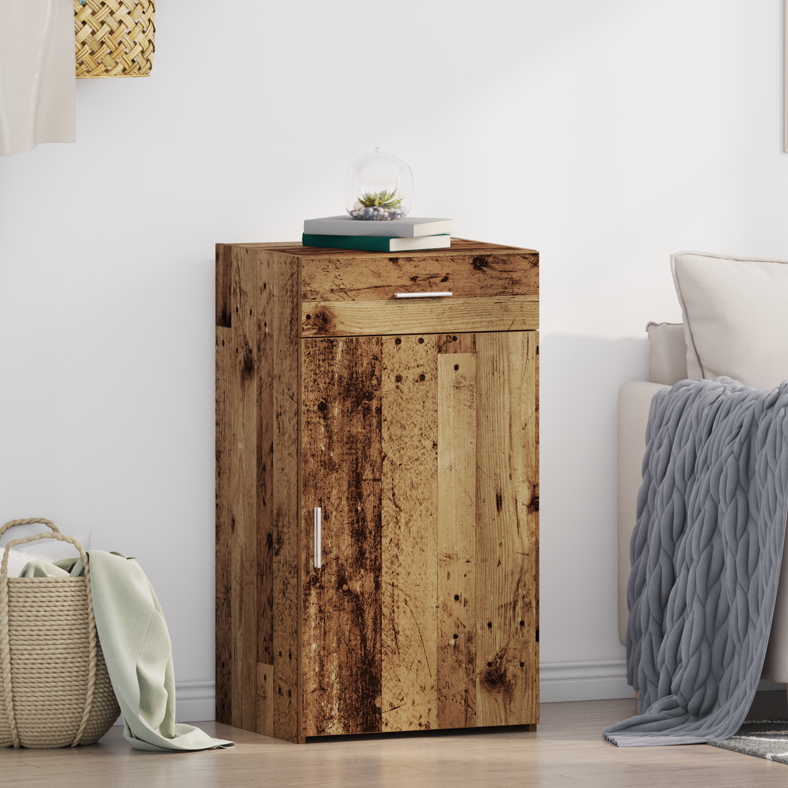 Kreveta s ladicama Staro drvo 50 x 42,5 x 93 cm